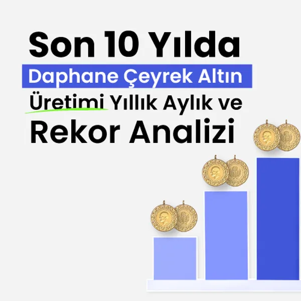 Son 10 Yılda Darphane Çeyrek Altın Üretimi